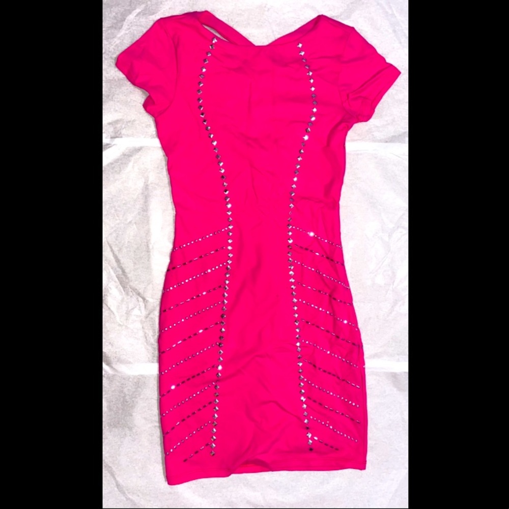 Hot Pink BeBe Dress
